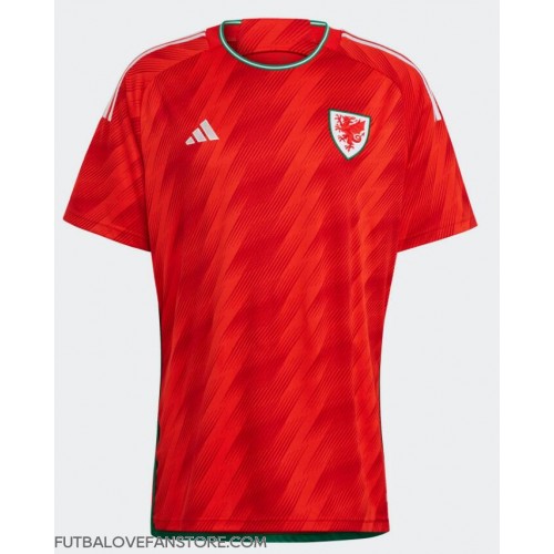 Wales Domáci futbalový dres MS 2022 Krátky Rukáv